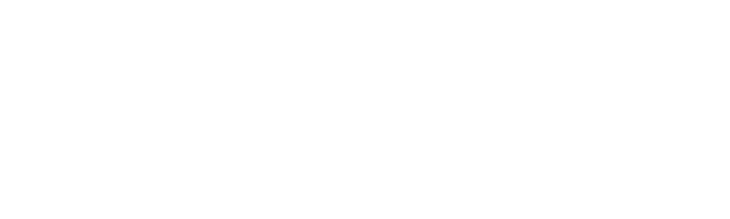 PROSPERIA MEDIA LOGO HORIZONTAL BLANCO